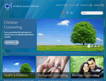 Tablet Screenshot of christianfamilyinstitute.net